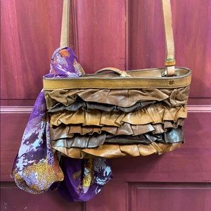 Lucky brand crossbody bag 9,5x6x2,5” leather